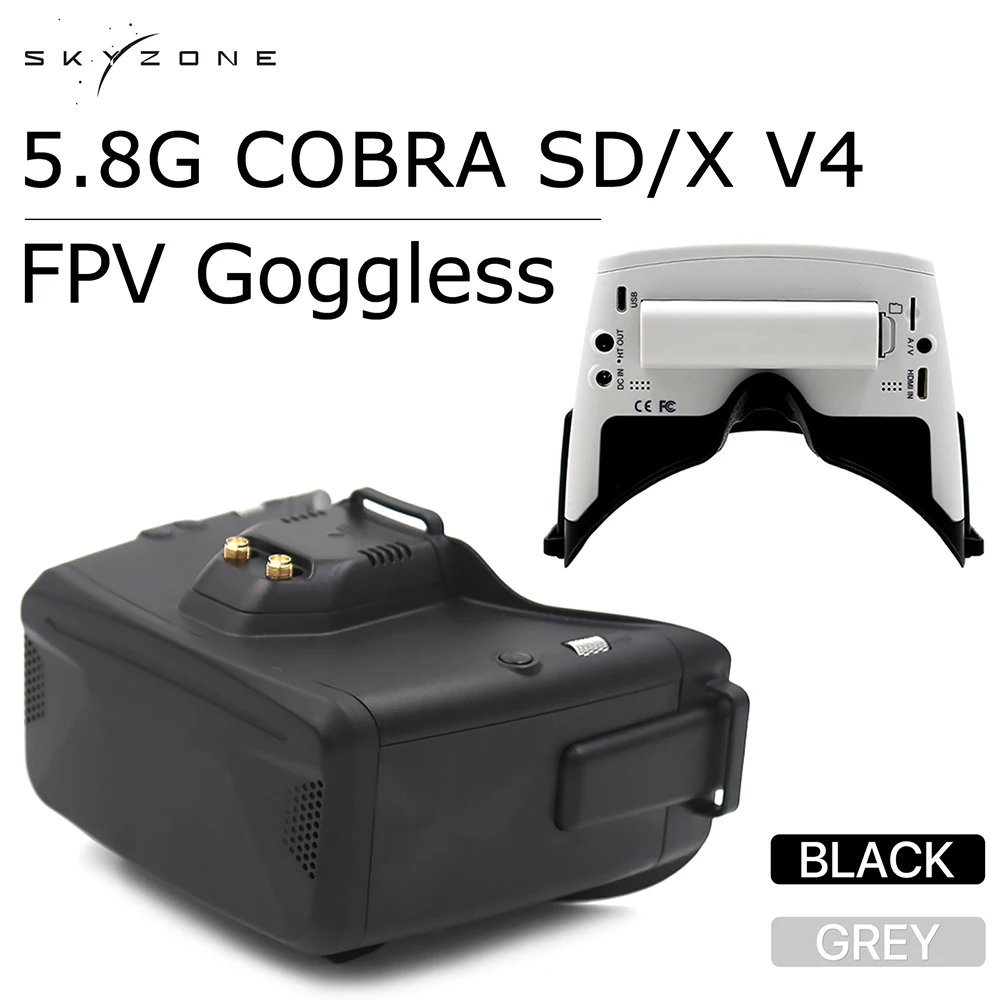 Skyzone 5,8G Cobra SD/X V4 FPV - Skyzone Cobra X V2 Fpv Goggles reseña y precio
