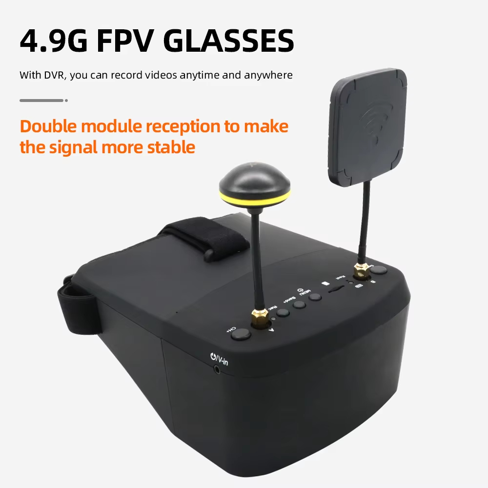 Gafas de video FPV LS800D de 5 - Skyzone Cobra X V2 Fpv Goggles reseña y precio